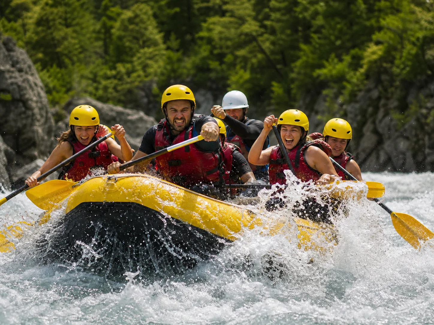Wildwasser-Rafting