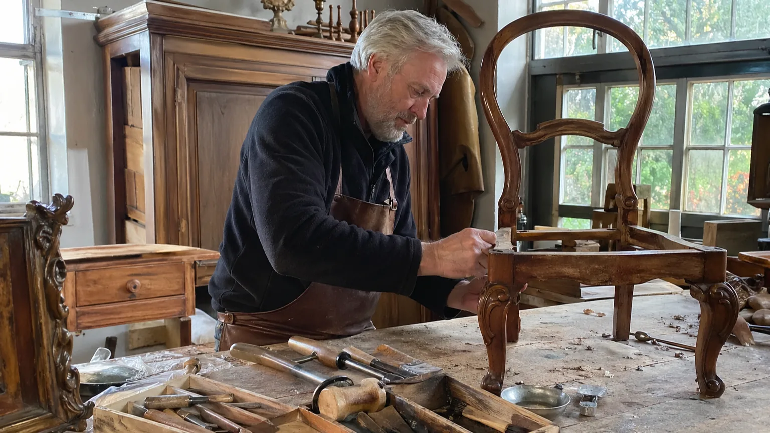 Antique Furniture Restoration Studio
