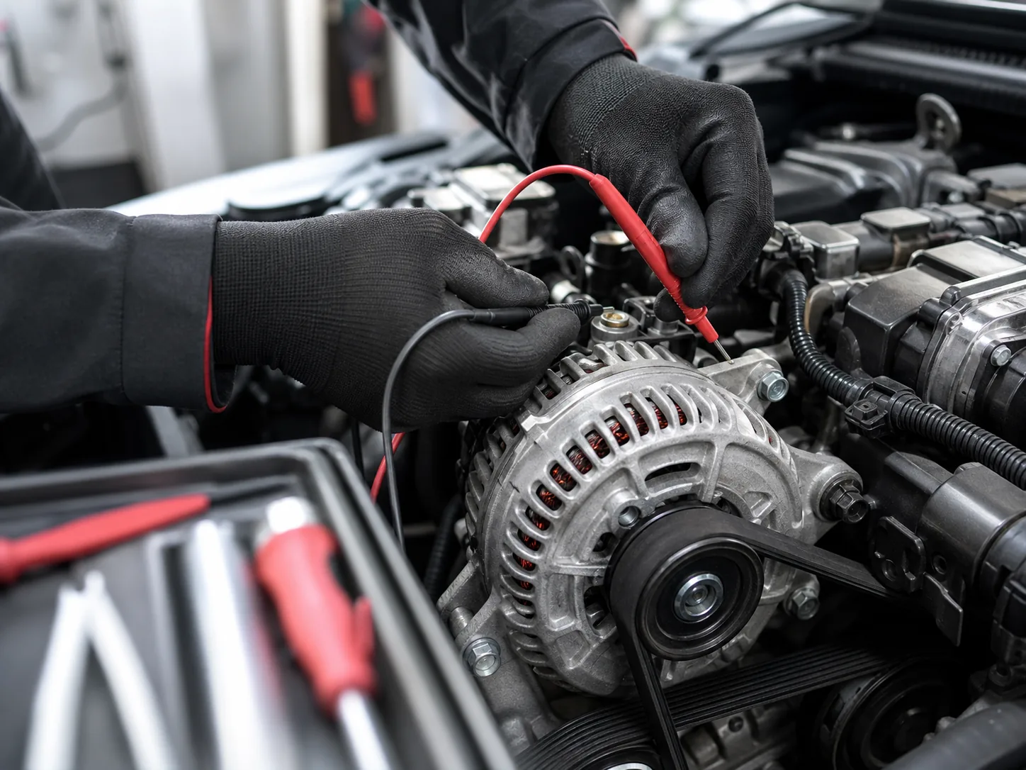 Batterietest und -wechsel