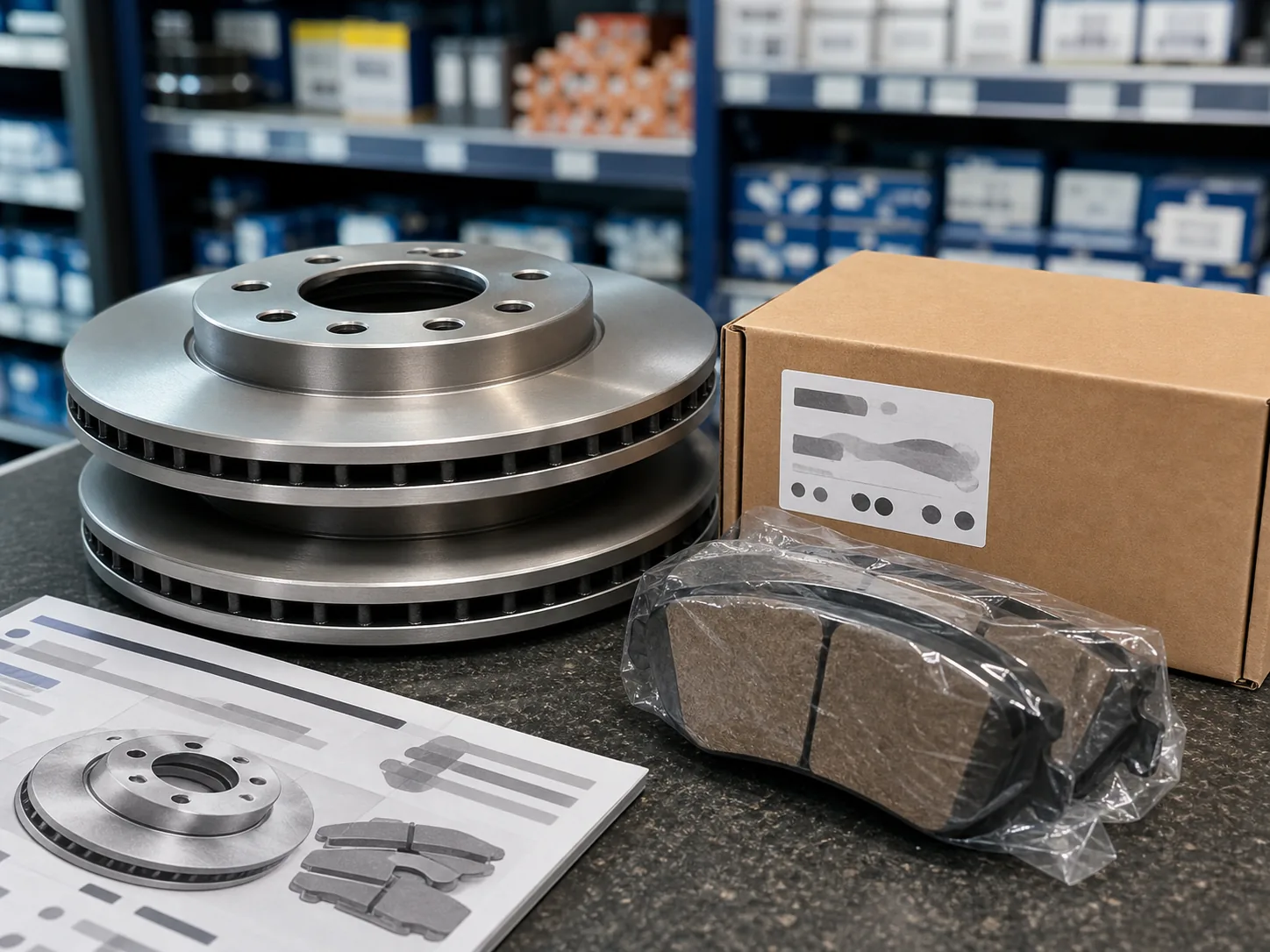Brake pads and discs