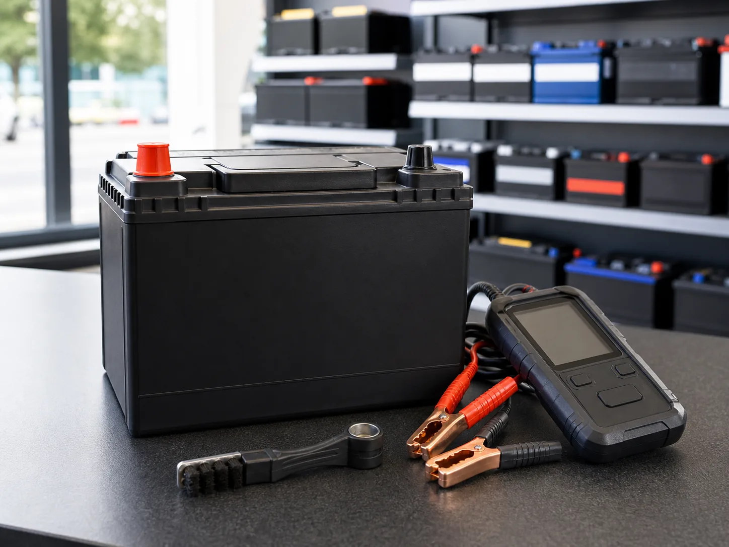 Battery — fitting available
