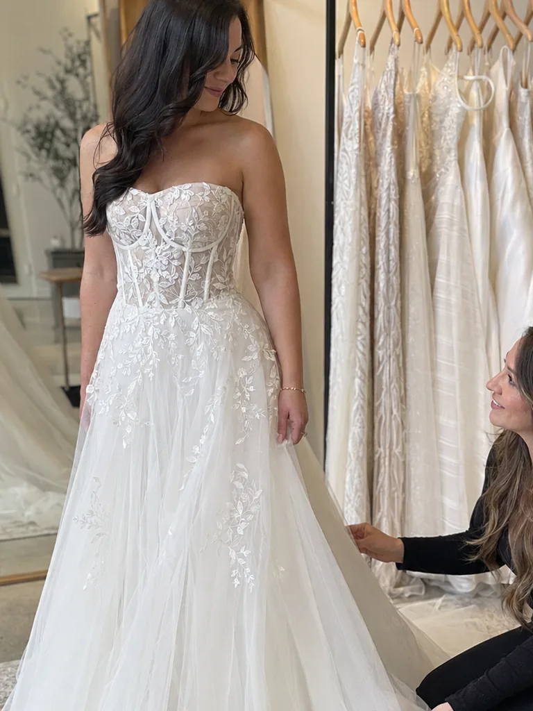The dress, the morning of, and every step in between