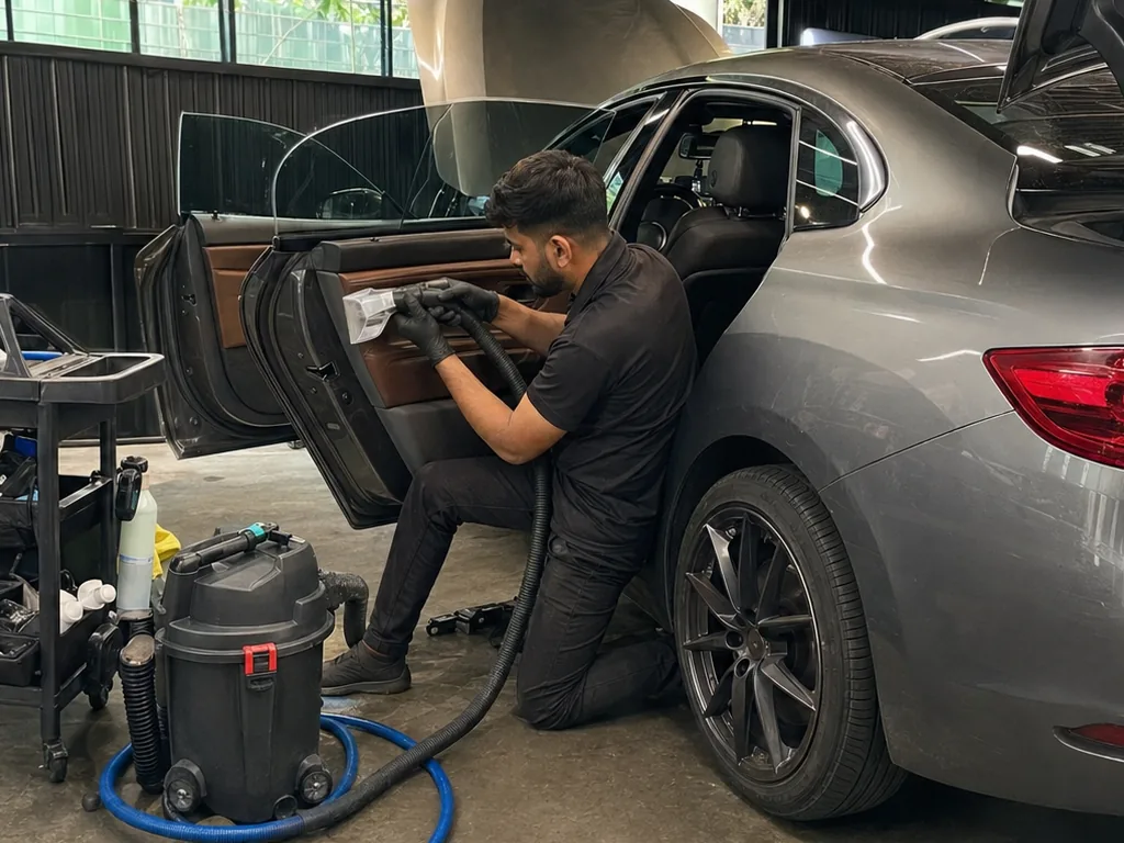 Limpieza del vano motor