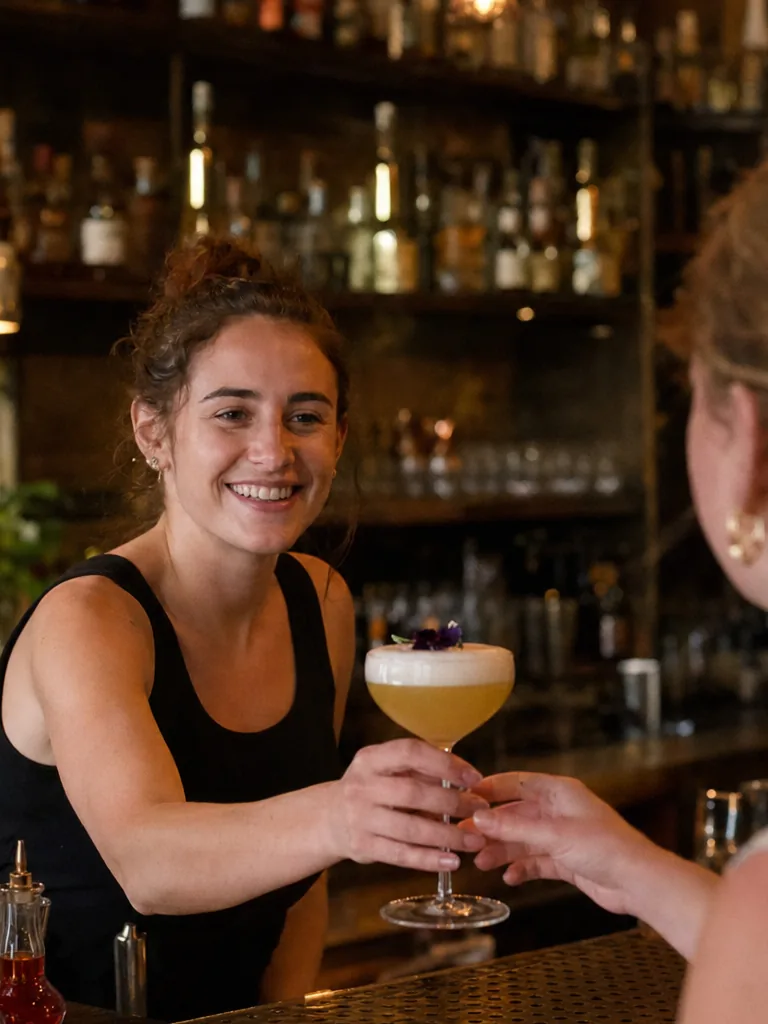 Un bar discret qui prend le verre au sérieux