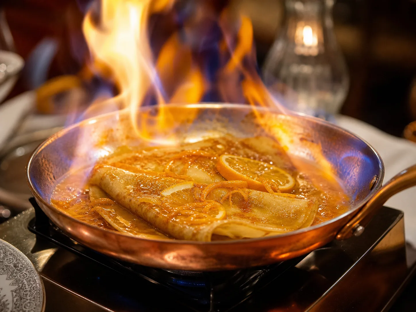 Crêpe Suzette Flambée