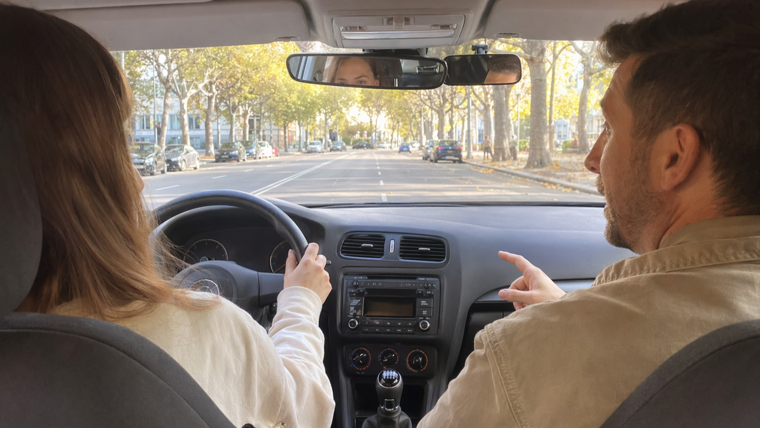 Driving school template preview