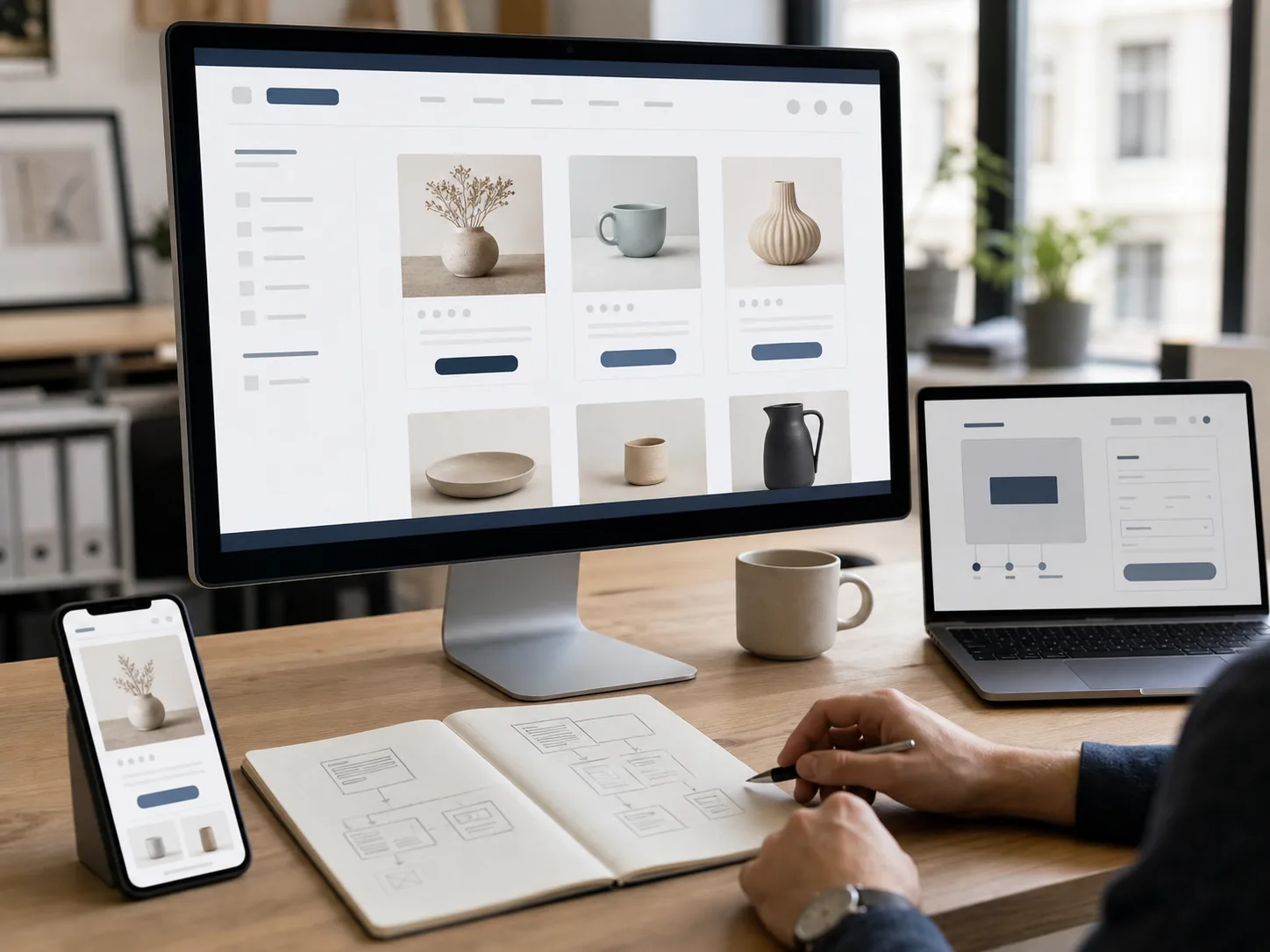 Shopify- oder WooCommerce-Aufbau