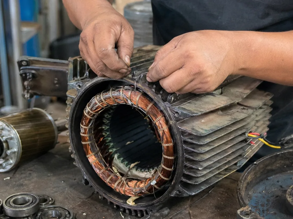 Stator-Neuwicklung