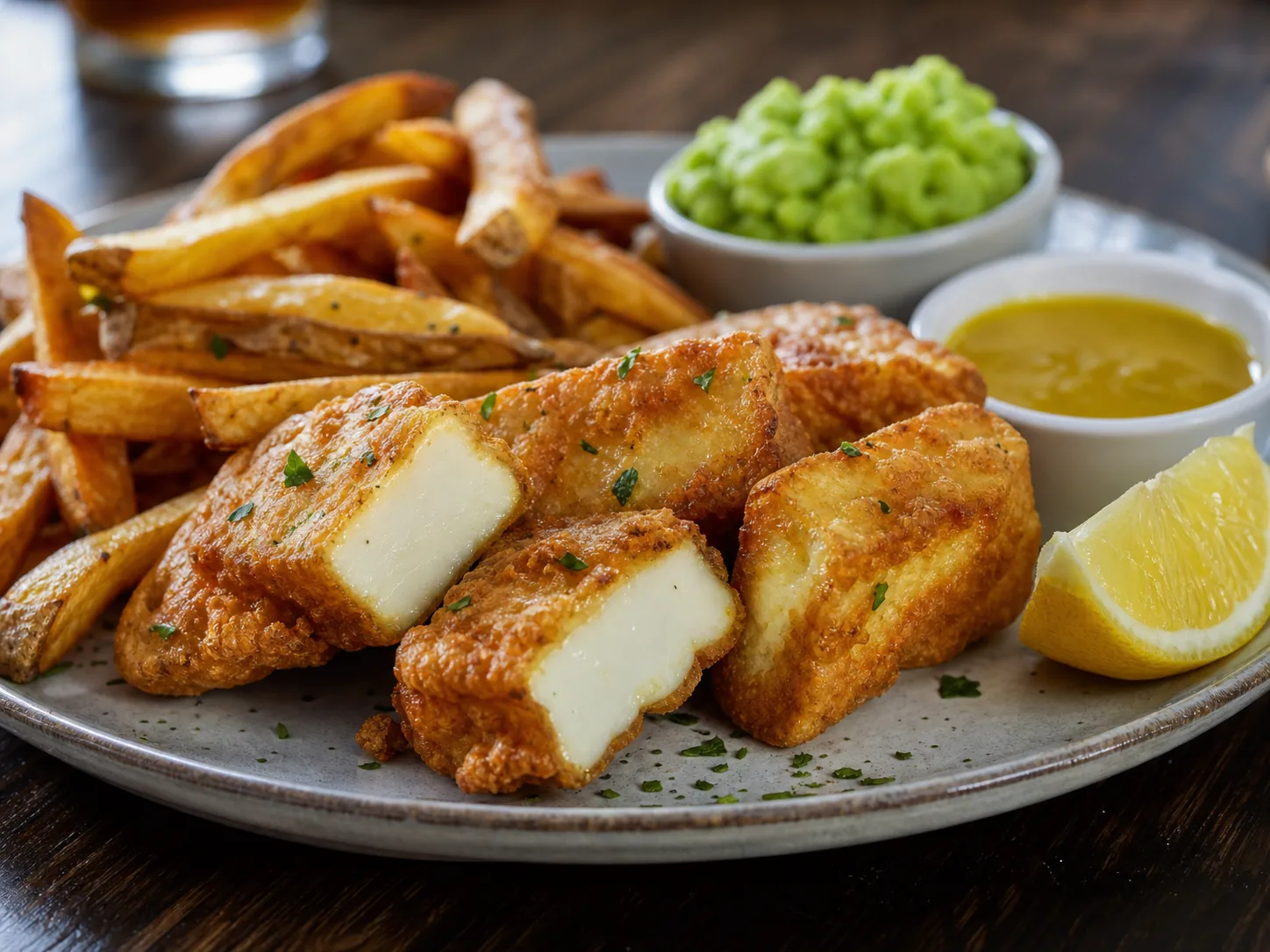 Vegan Battered Halloumi