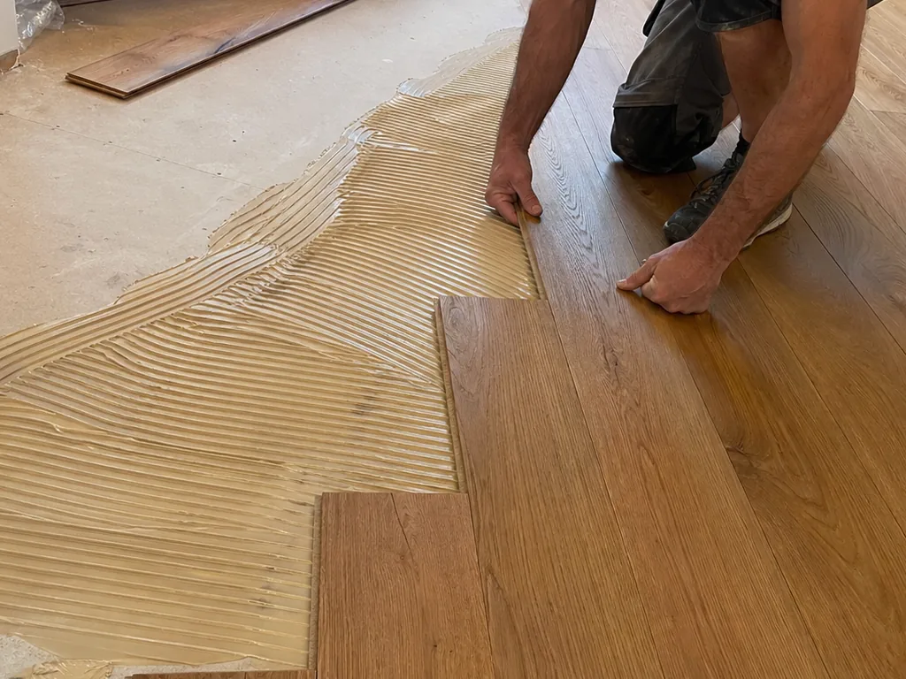Luxus Vinyl Fliese Verlegung