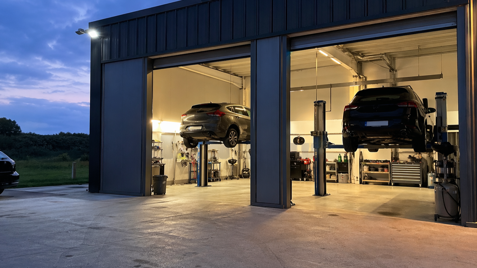 Garage template preview