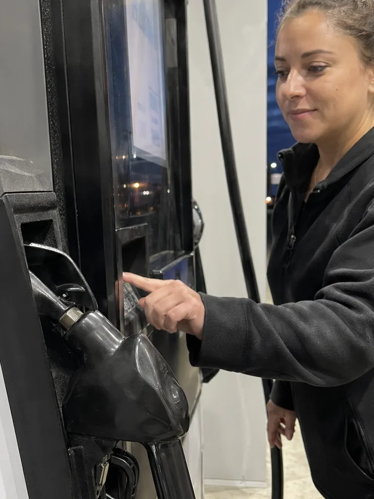 Petrol stops, food, coffee and a bit of help