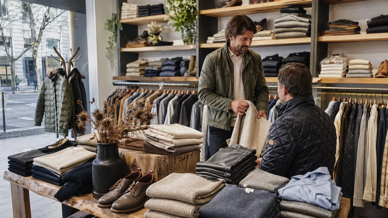 Mens Clothing Store Studio