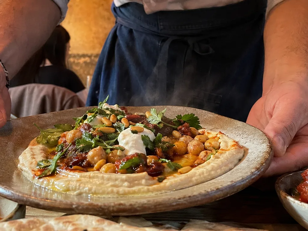 Warme Mezze-Auswahl