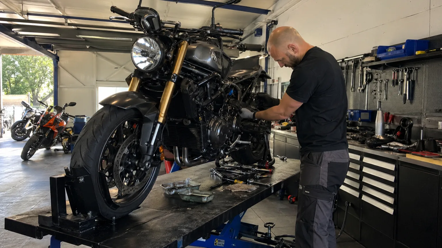 Motorcycle Repair — atelier moto