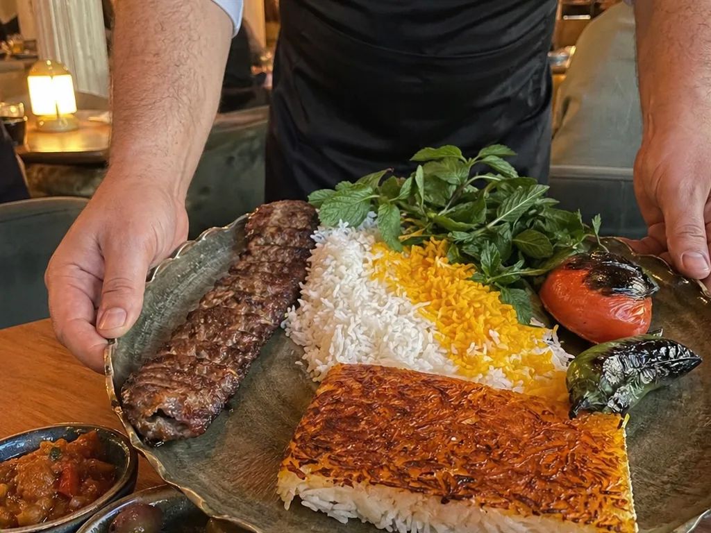 Joojeh kebab — frango com açafrão