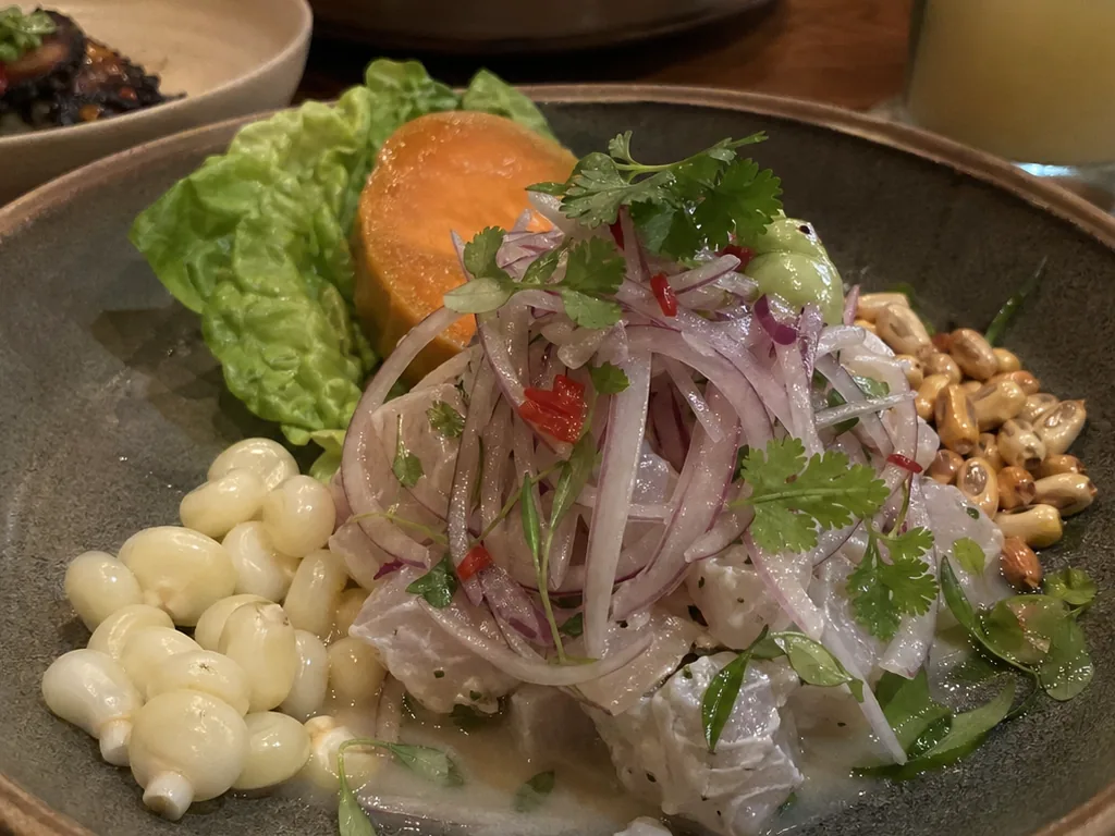 Tiradito al ají amarillo
