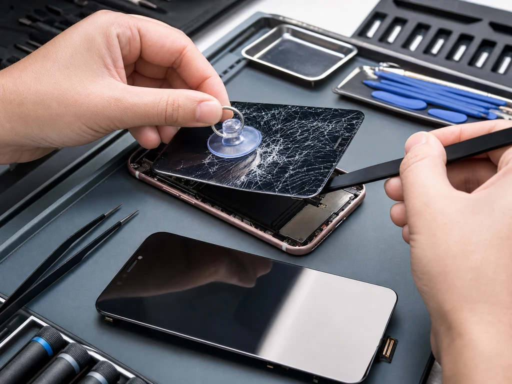 Smartphone-Displayreparatur
