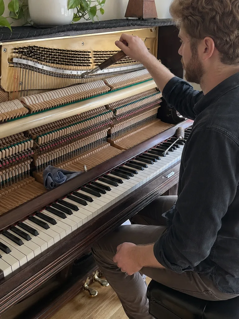 Ein Klavier klingt wie der Raum, in dem es steht