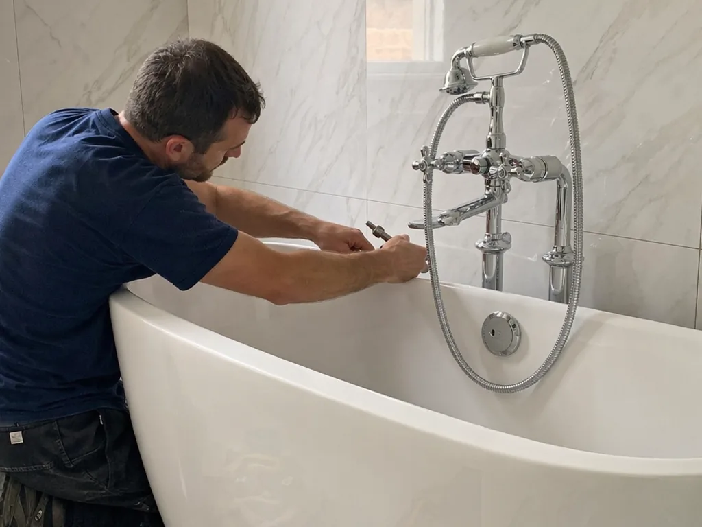 Badezimmerinstallation