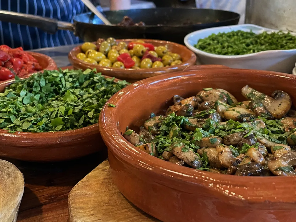 Tapas tasting menu