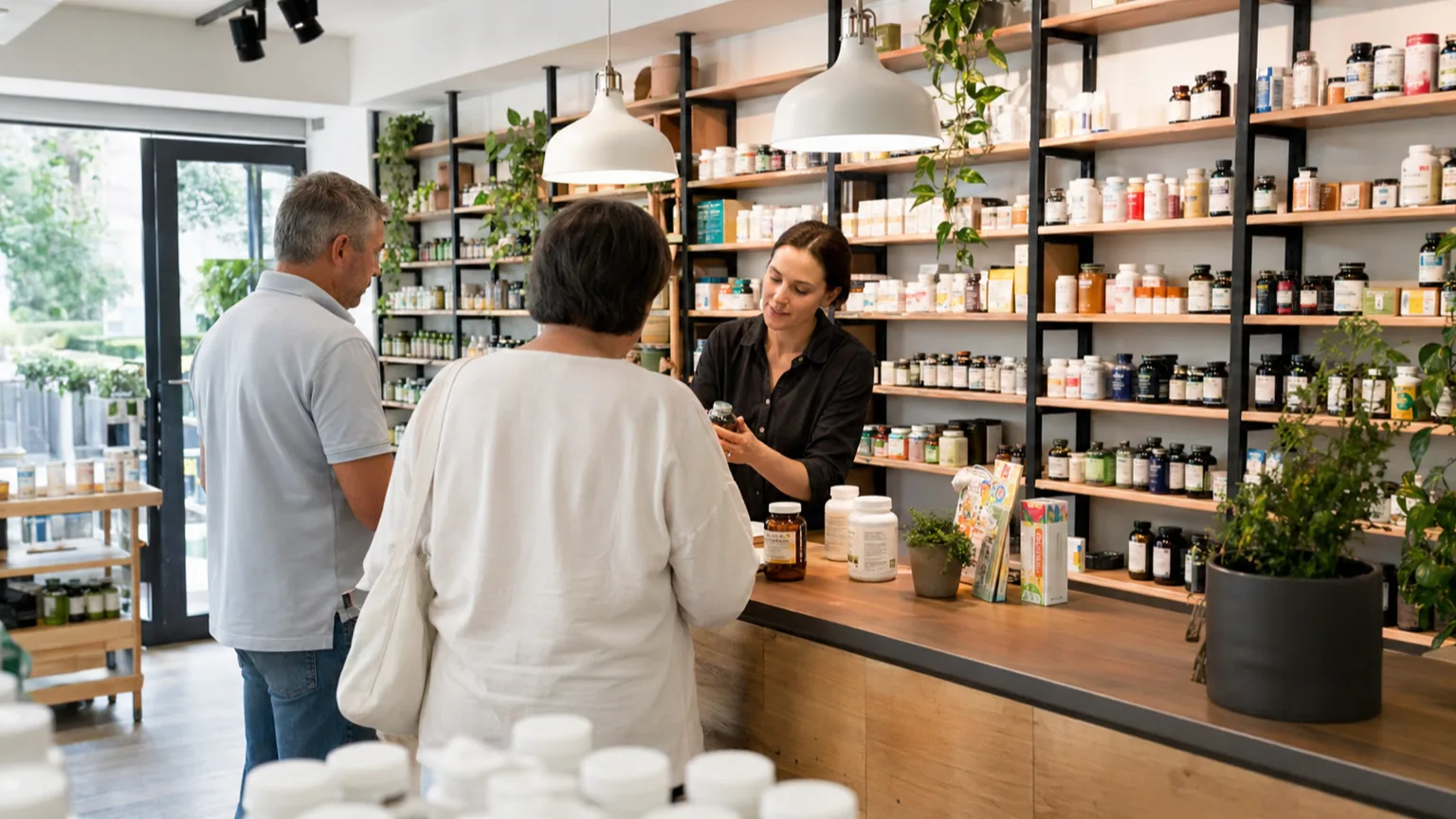 Vitamin Supplement Store Studio
